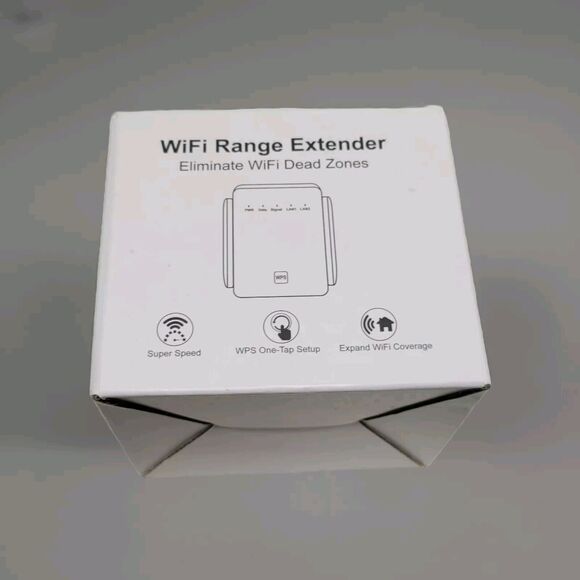 WiFi Extender Signal Booster/ REPEATER Port & Access Point, 1-Tap Setup, 2.4GHz - Picture 2 of 9